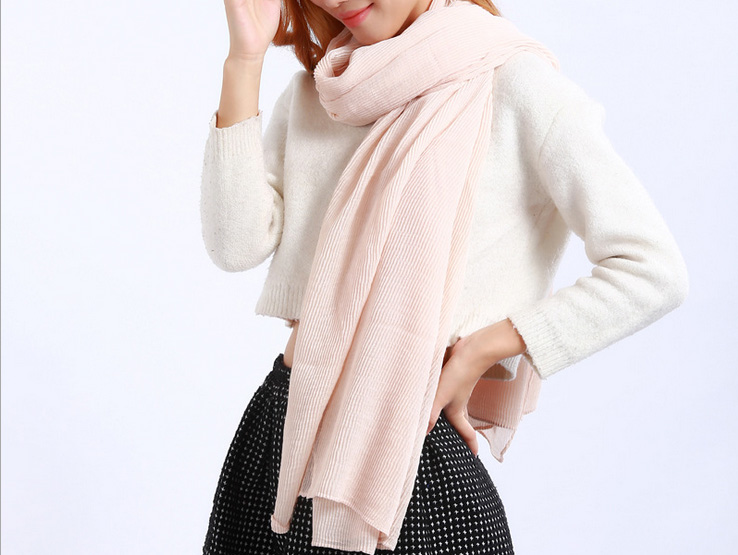 Fold cotton scarf wholesale