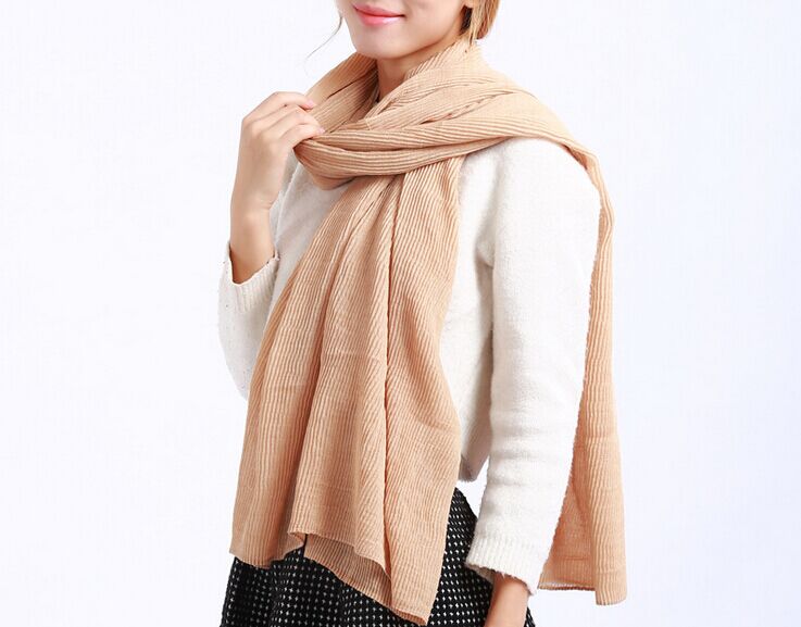 Fold cotton scarf wholesale