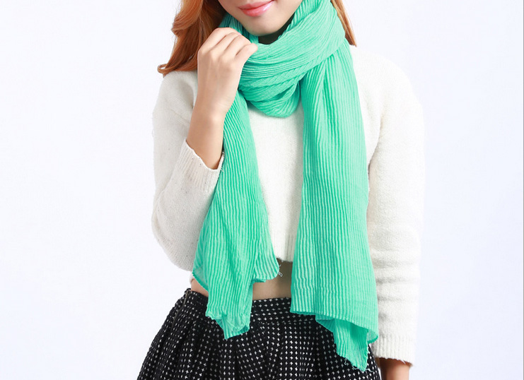 Fold cotton scarf wholesale