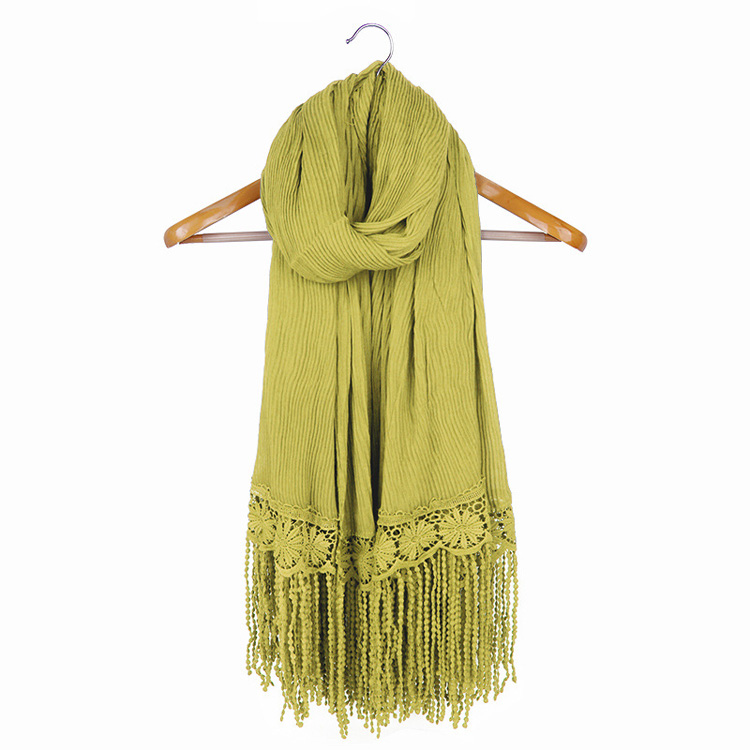 Cotton lace scarf wholesale