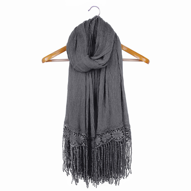 Cotton lace scarf wholesale