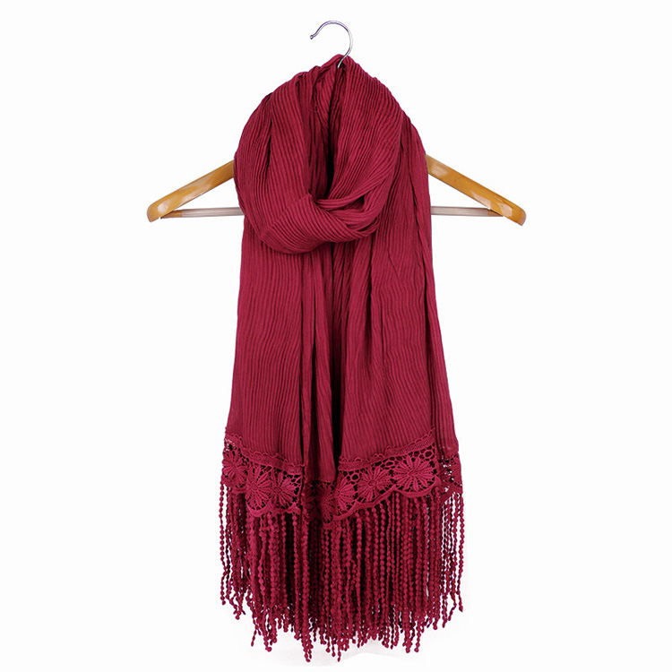Cotton lace scarf wholesale