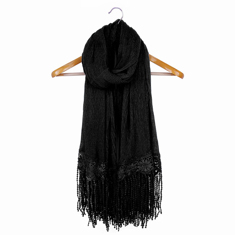 Cotton lace scarf wholesale