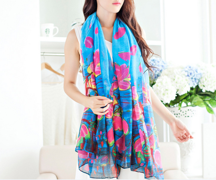Wholesale viscose fabric scarf women
