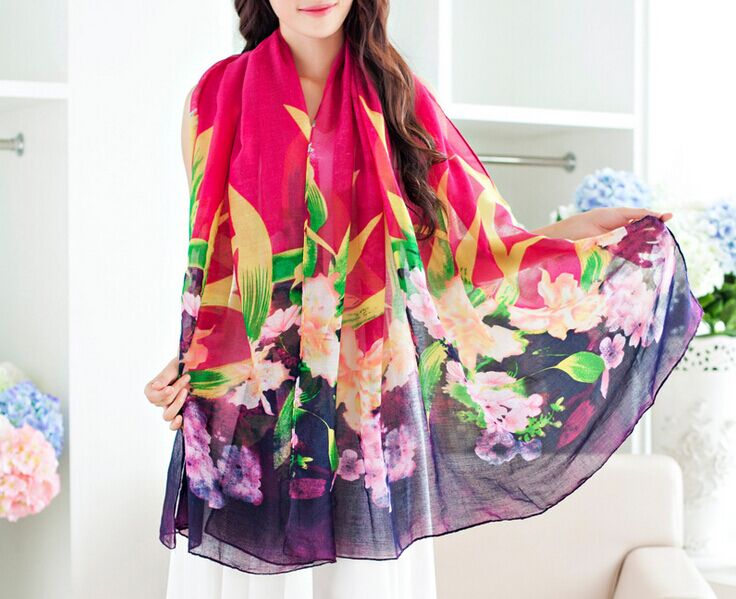 Wholesale scarf cotton viscose