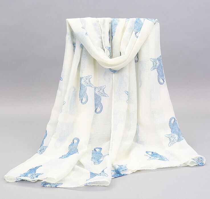 Wholesale animal print neck scarf