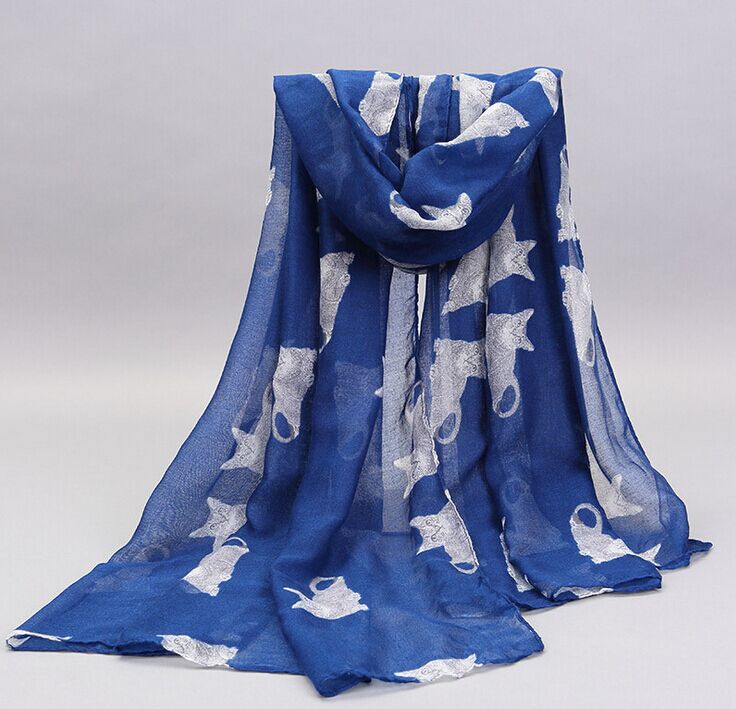 Wholesale animal print neck scarf