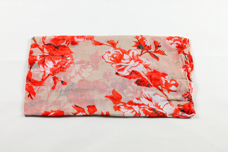 Wholesale viscose flower print scarf