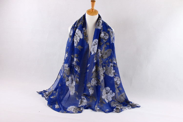 Wholesale viscose flower print scarf