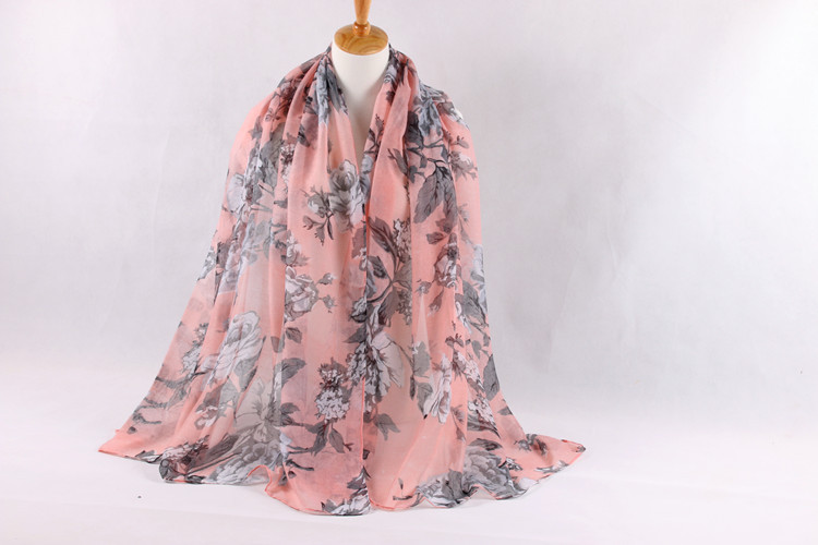 Wholesale viscose flower print scarf