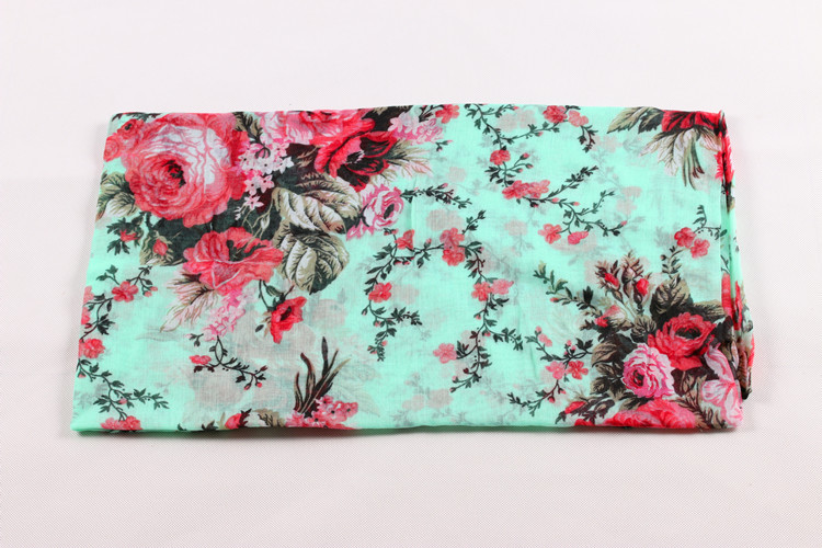 Infinity viscose flower scarf
