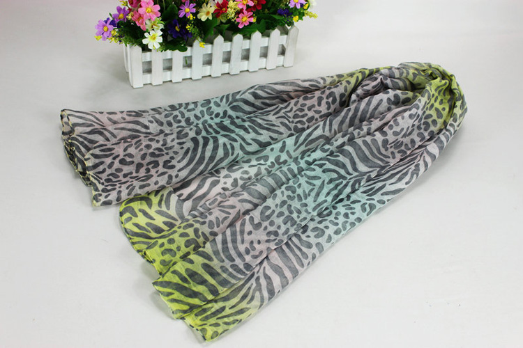 Leopard print viscose scarf wholesale