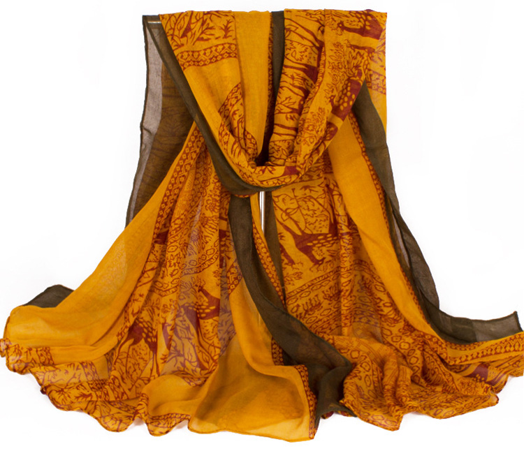 Wholesale retro viscose scarf
