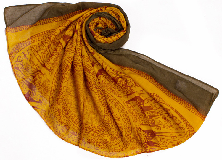 Wholesale retro viscose scarf