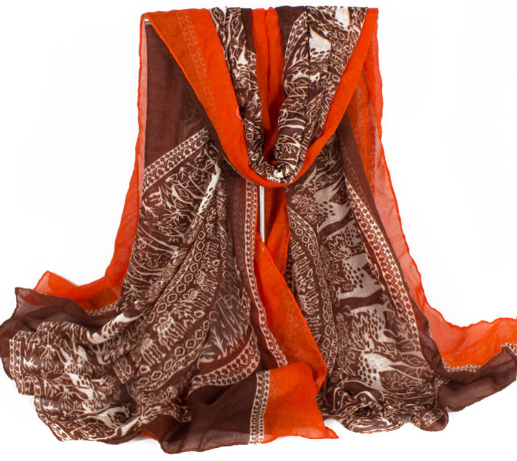 Wholesale retro viscose scarf