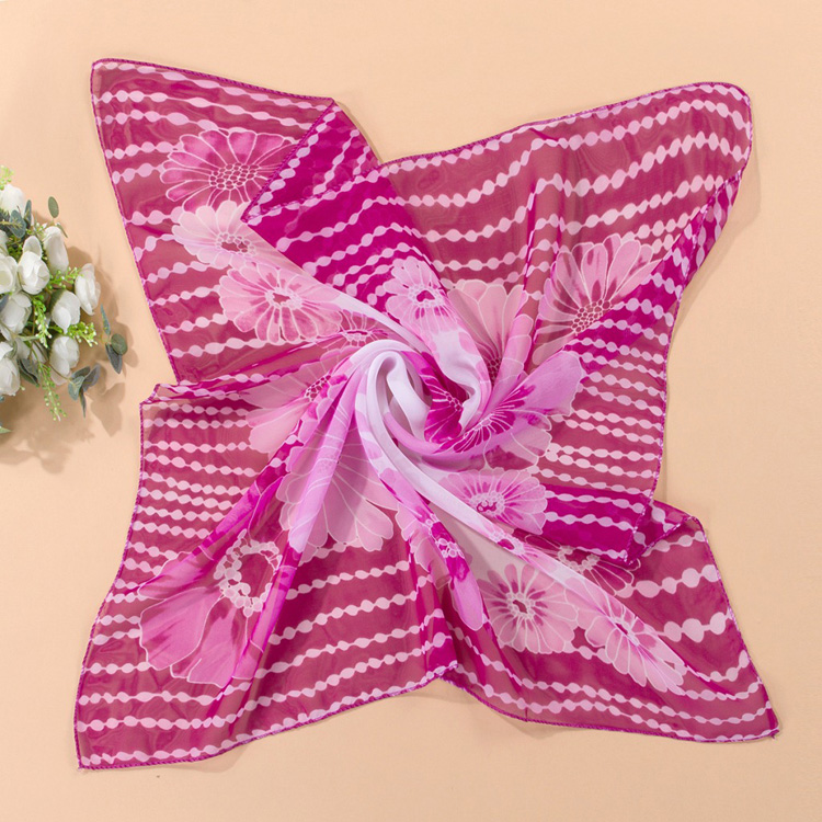 Wholesale chiffon square scarf women