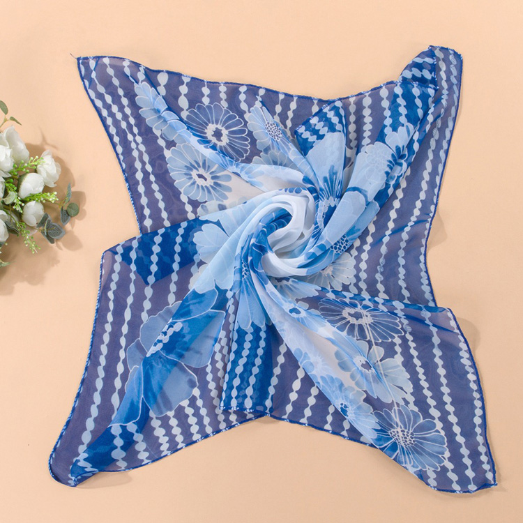 Wholesale chiffon square scarf women