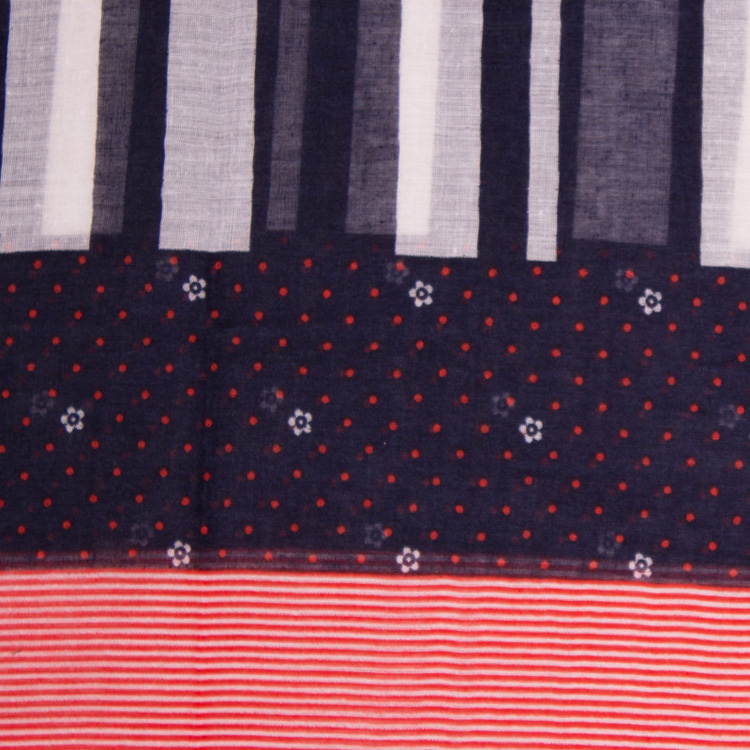 Wholesale women striped viscose scarf