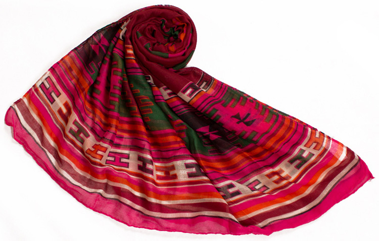 Wholesale ethnic style viscose scarf