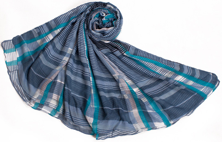 Plaid scarves for women