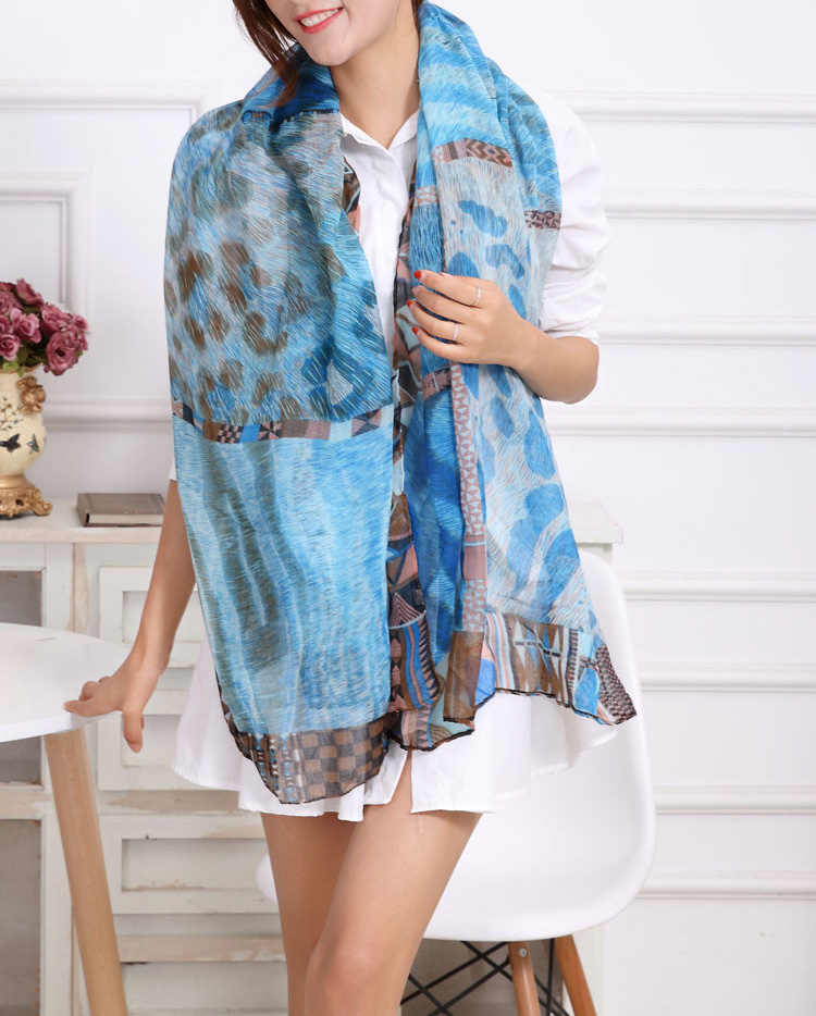 Wholesale women scarf leopard