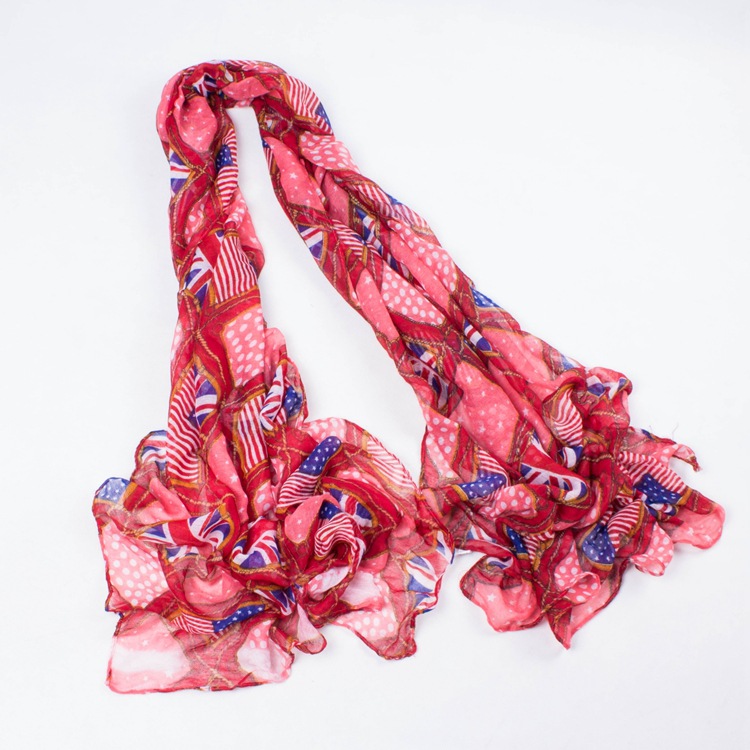 Wholesale british flag fashion scarf