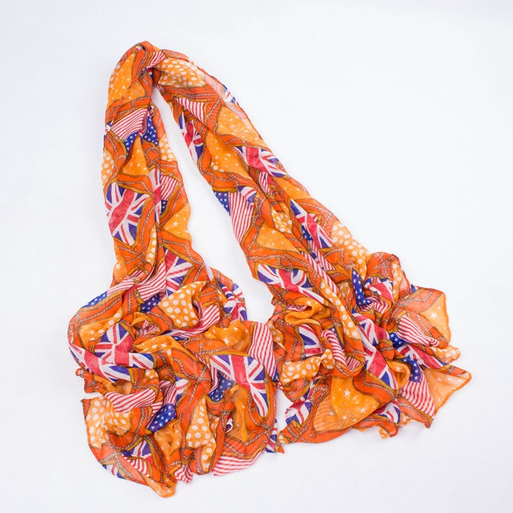 Wholesale british flag fashion scarf
