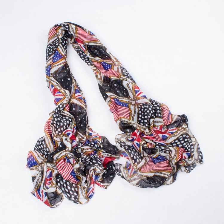 Wholesale british flag fashion scarf
