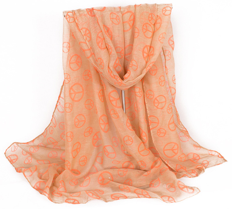 Printed viscose scarf for sale