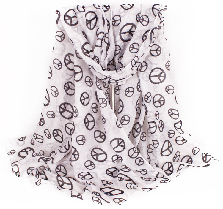 Printed viscose scarf for sale