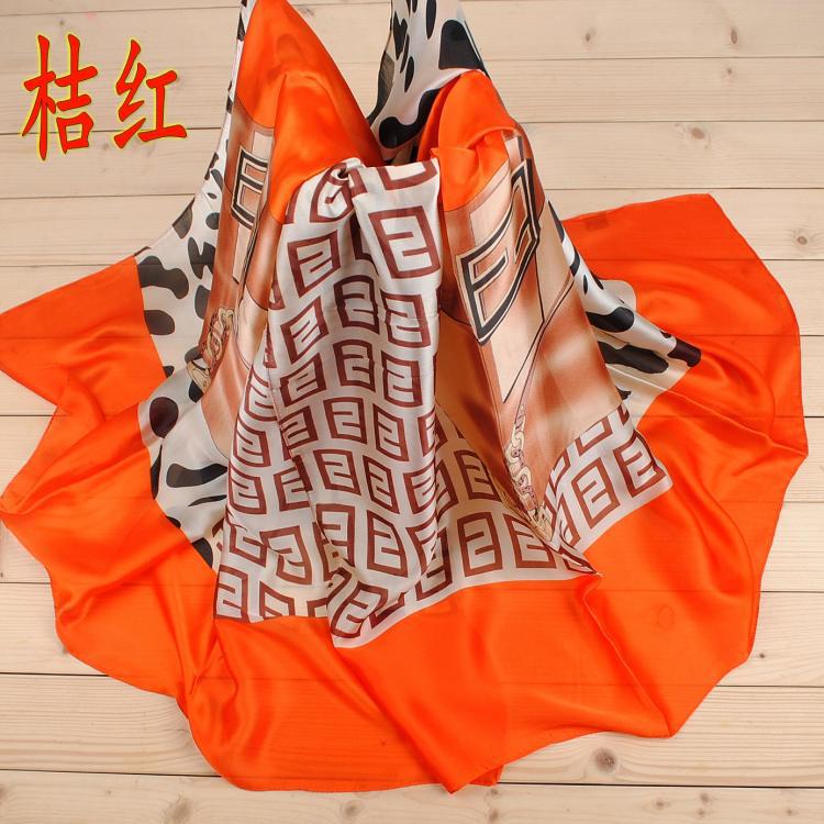 Silk leopard print scarf wholesale