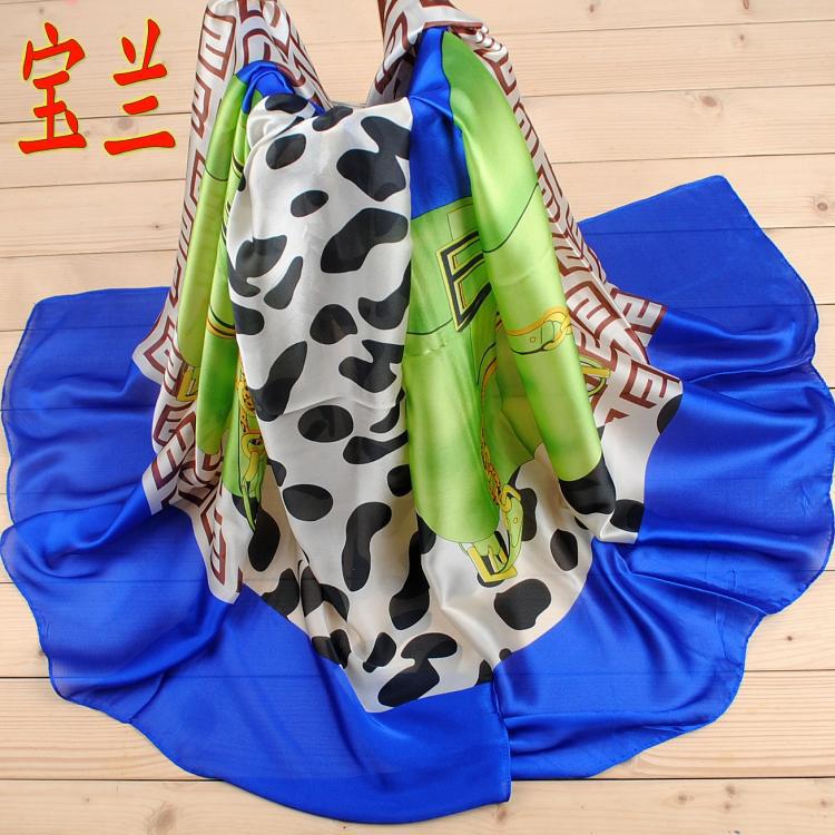 Silk leopard print scarf wholesale