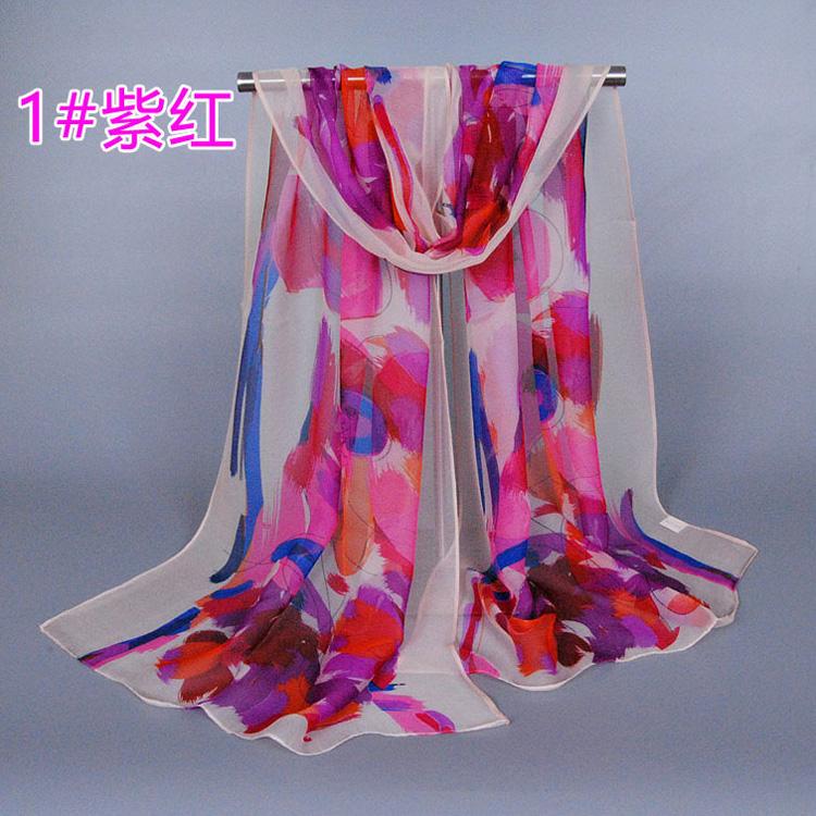 Silk georgette scarf sale