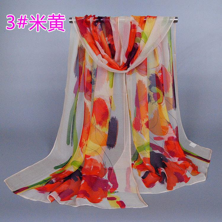 Silk georgette scarf sale