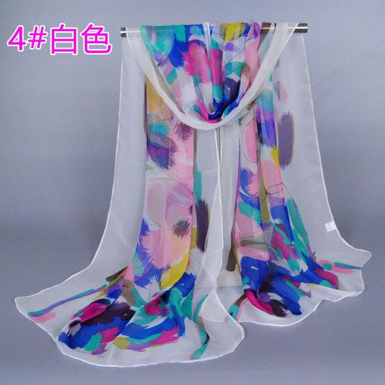 Silk georgette scarf sale