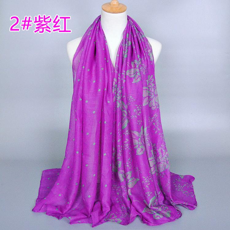 Viscose dot scarf wholesale