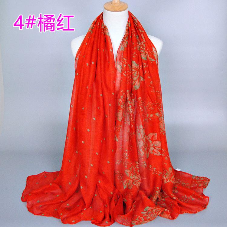 Viscose dot scarf wholesale