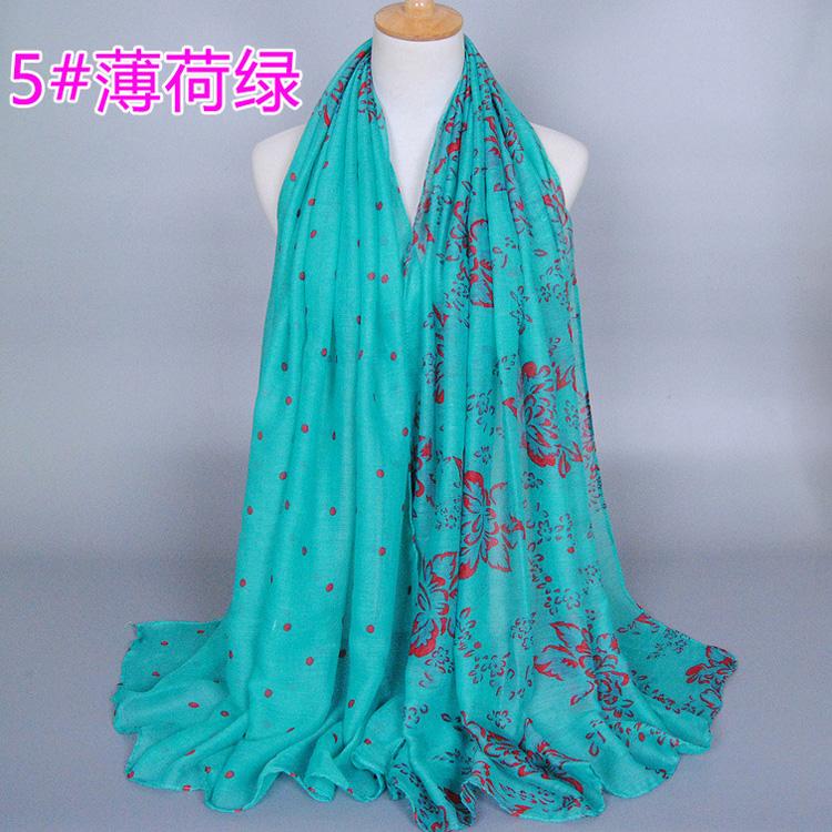 Viscose dot scarf wholesale