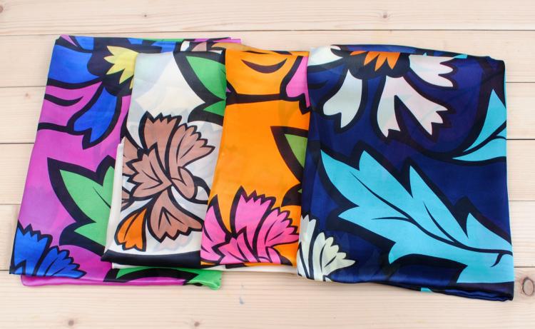 Wholesale silk long scarf