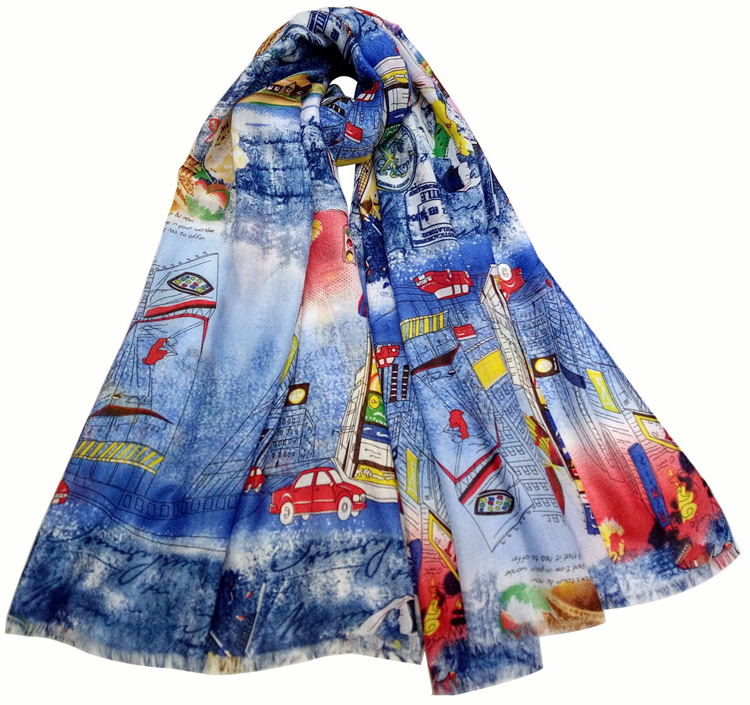 Custom printed scarves