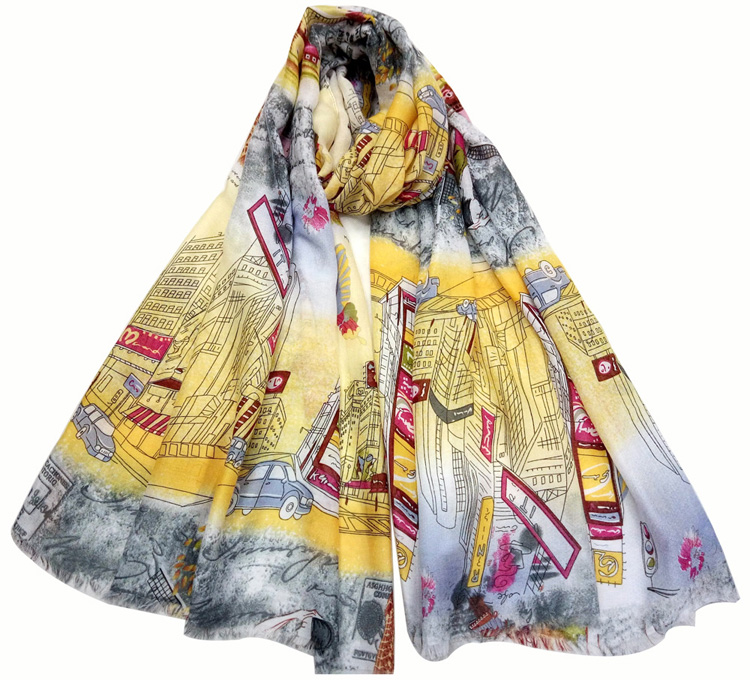 Custom printed scarves