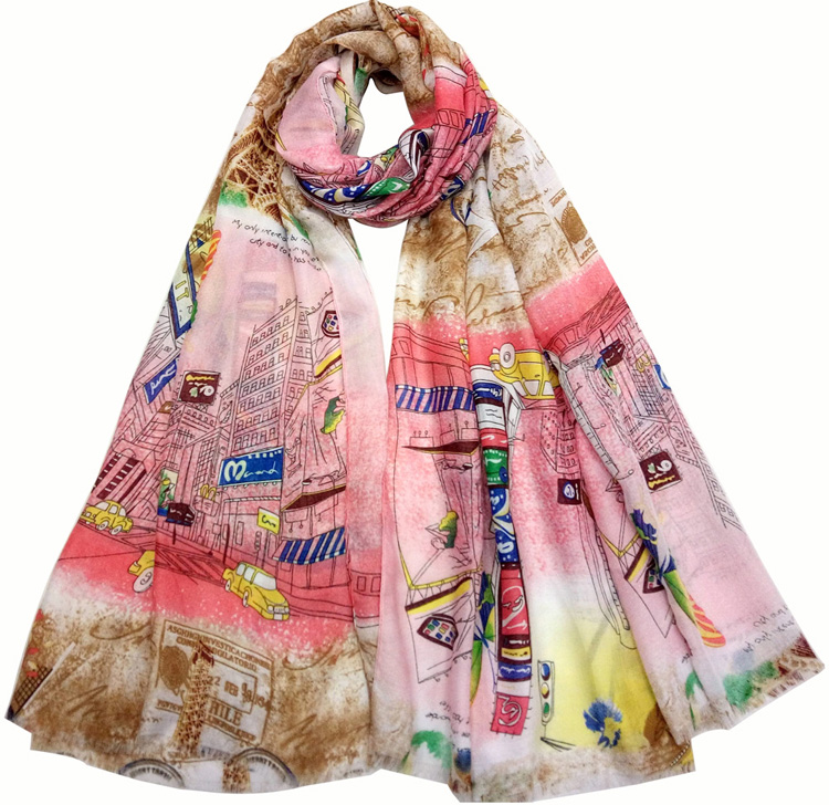 Custom printed scarves