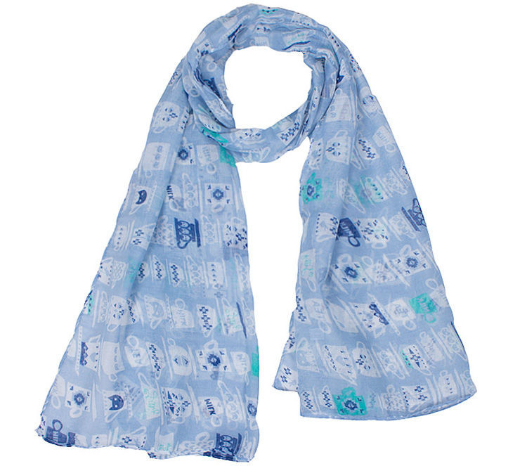Viscose print scarf wholesale