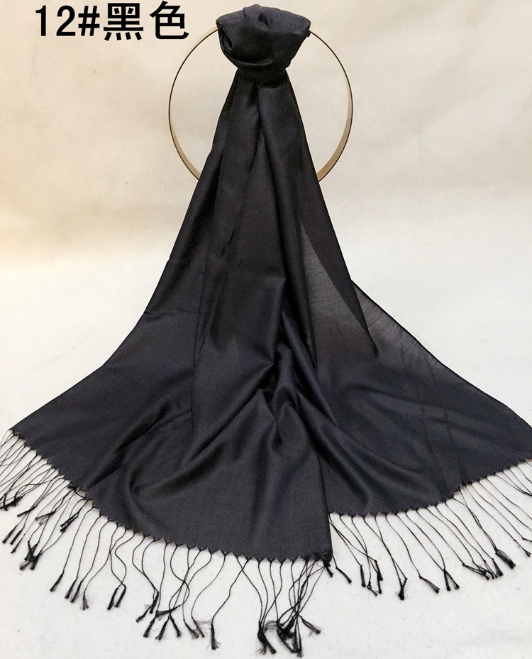 Silk cotton printed scarf