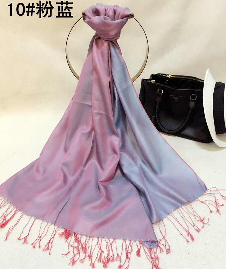 Silk cotton printed scarf