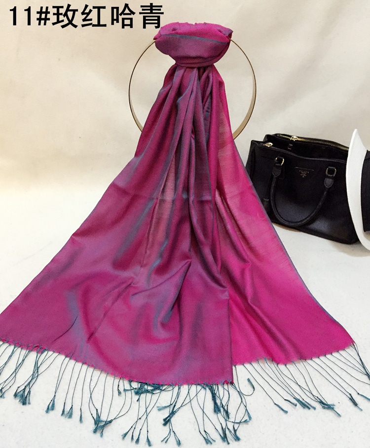 Silk cotton printed scarf
