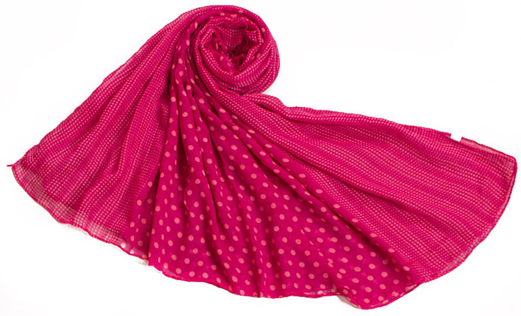 Wholesale polka dot scarf