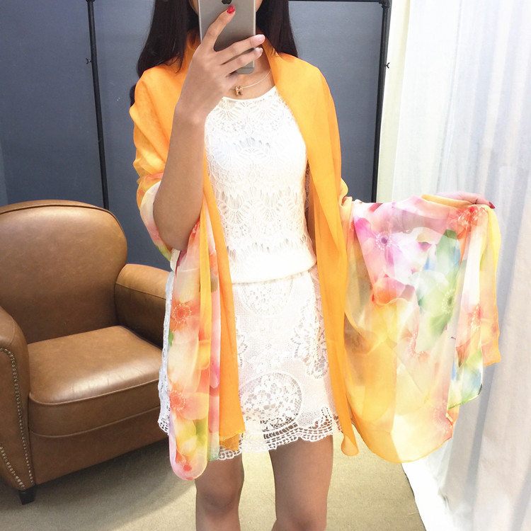 Twill silk scarf china