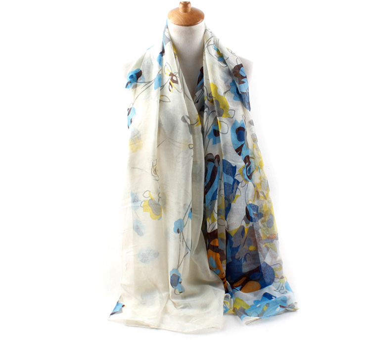 Wholesale rose silk scarf