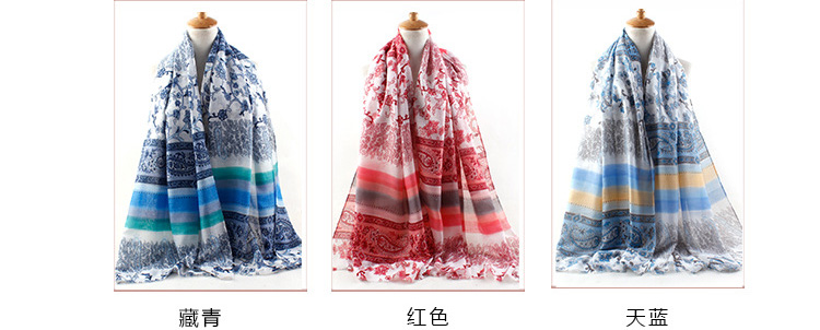 Handmade cotton scarves